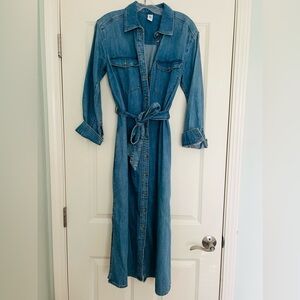 Long Jean dress (size s)